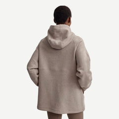 Stirling Half Zip Hoodie - Taupe Marl - Galvanic.co
