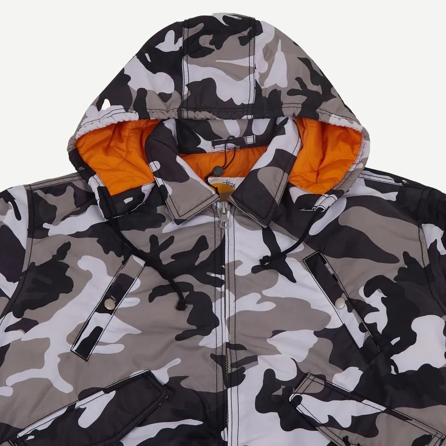 Flight Bomber - Snow Camo - Galvanic.co