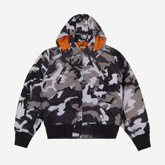 Flight Bomber - Snow Camo - Galvanic.co