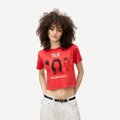 TLC Crazy Sexy Cool Boxy Crop - Vintage Red - Galvanic.co