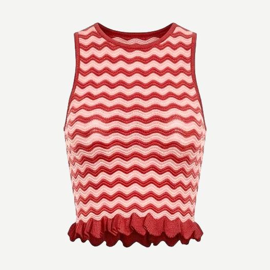 The Diana Top - Rooftop Red - Galvanic.co