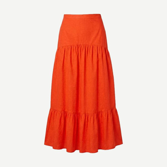 The Indra Skirt - Habanero - Galvanic.co
