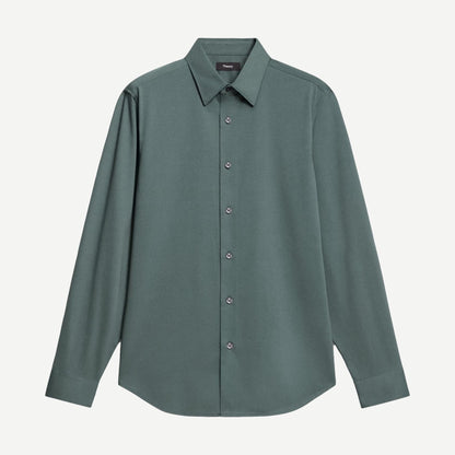 Sylvain Structure L/S Button Down - Light Pine Grove