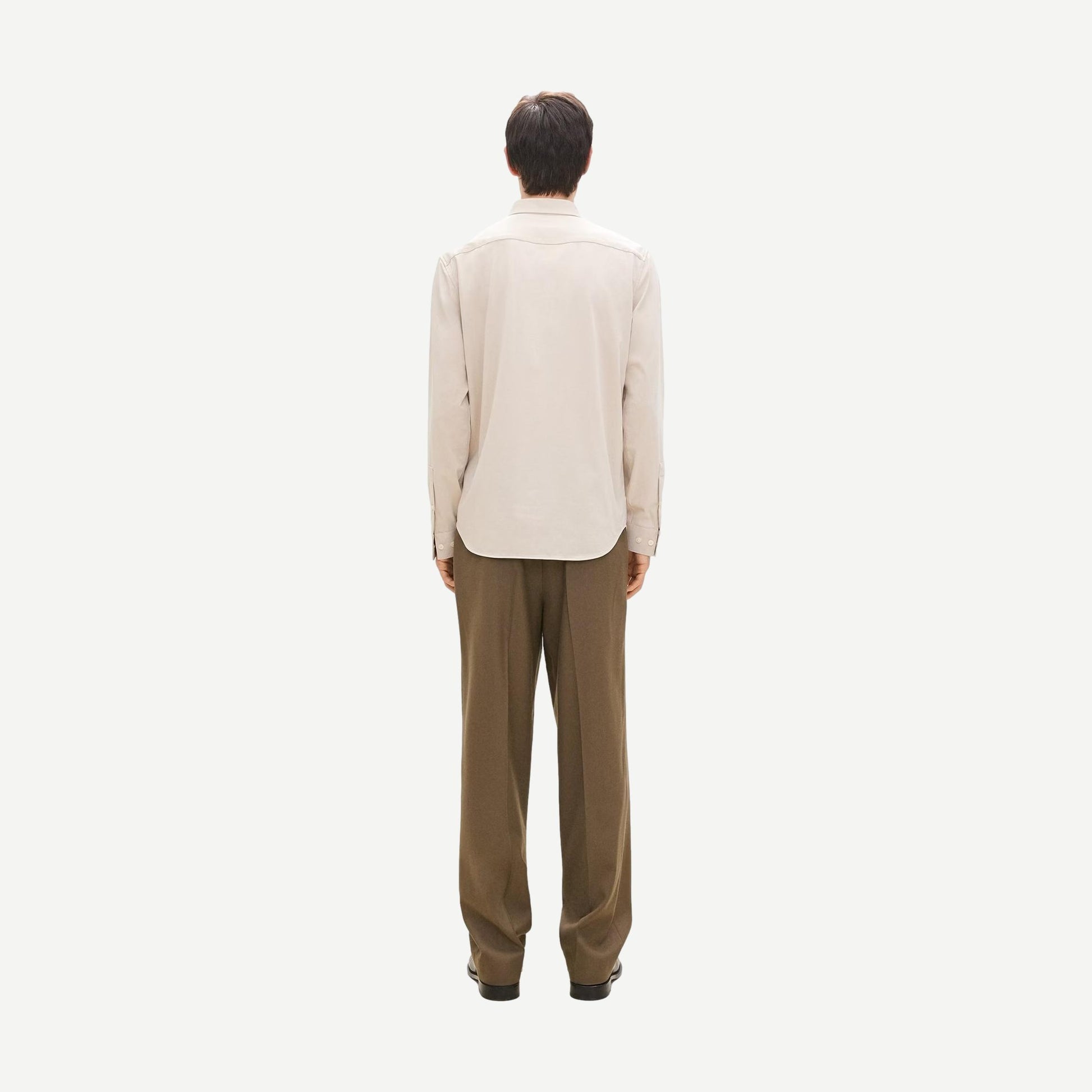 Sylvain ND. Structure L/S Shirt - Silverstone - Galvanic.co