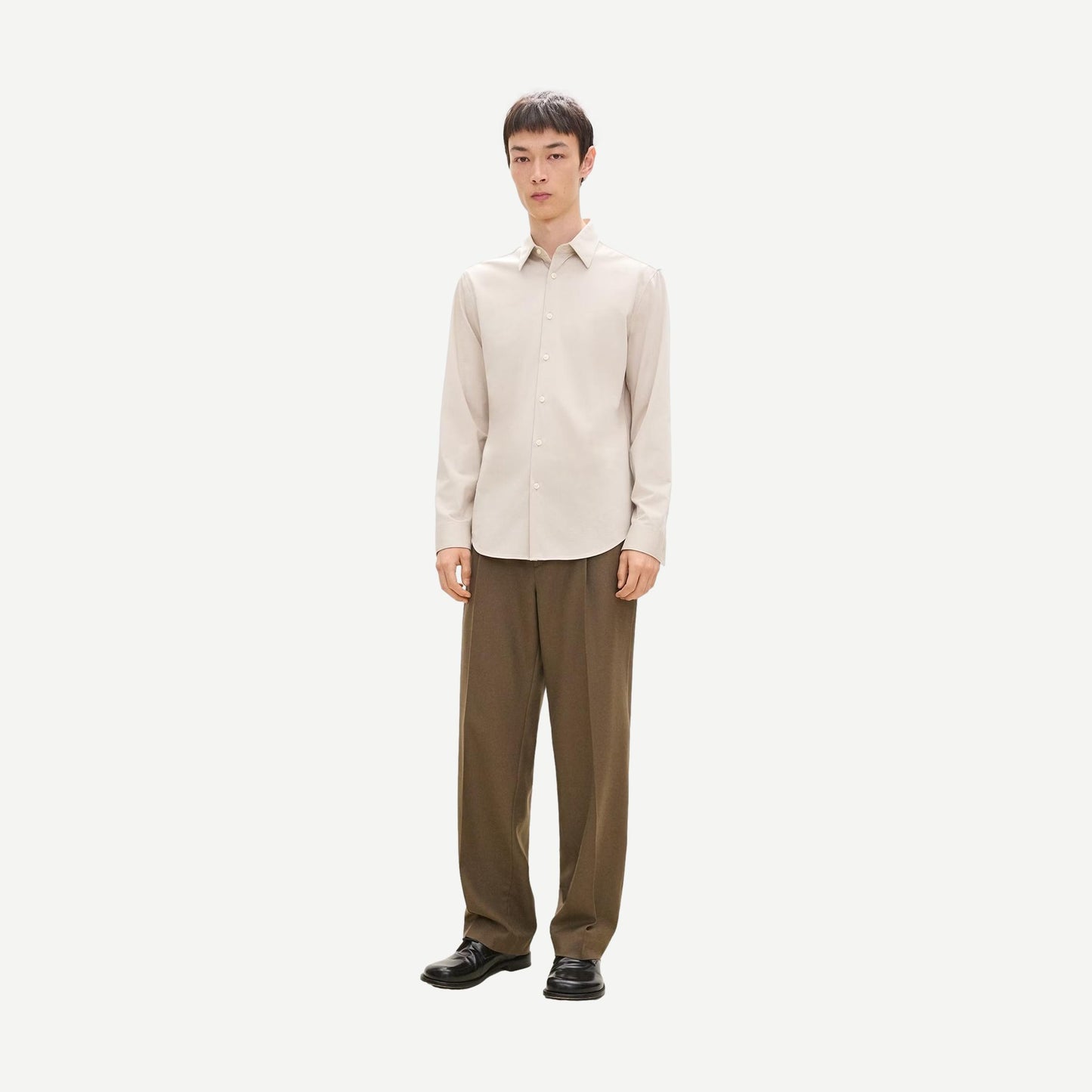 Sylvain ND. Structure L/S Shirt - Silverstone - Galvanic.co