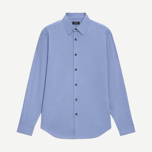Sylvain ND. Structure L/S Shirt - Light Dusk Blue - Galvanic.co