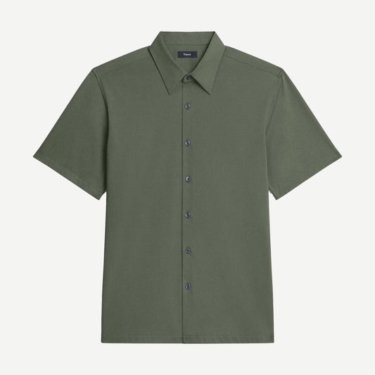 Irving SS in Structure Knit - Light Ivy