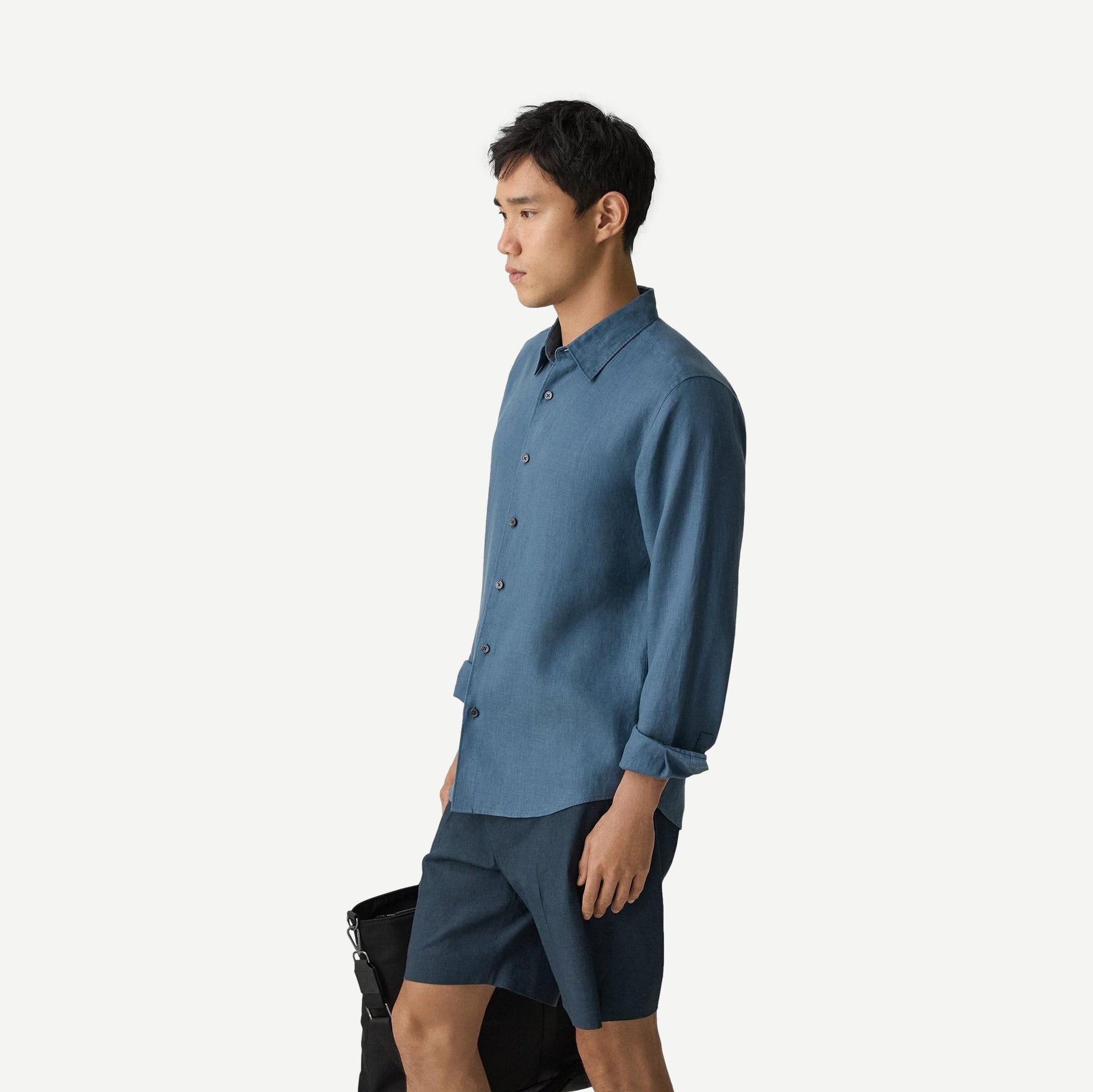 Irving OE Relaxed L/S Button Up - Bering - Galvanic.co
