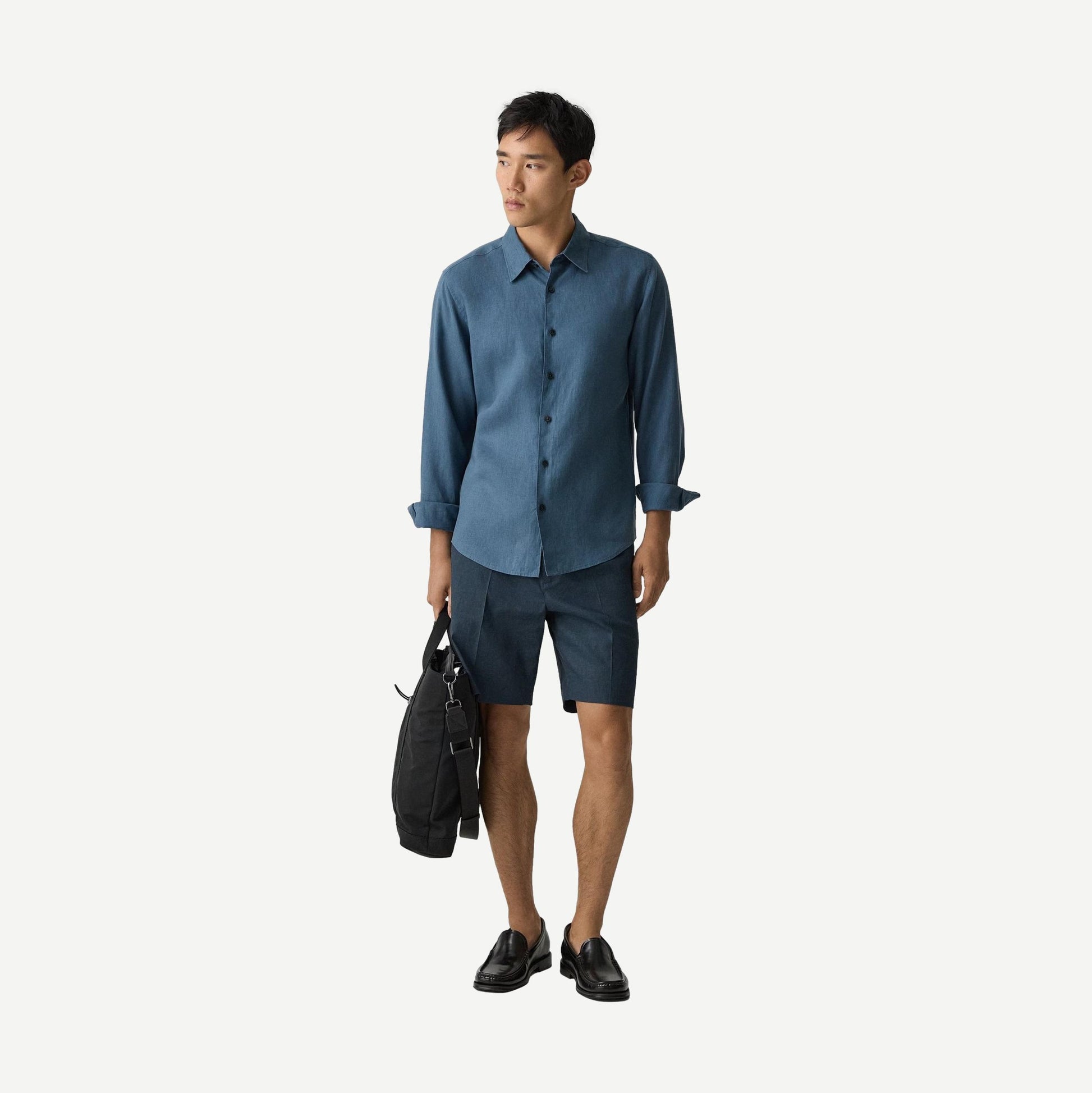 Irving OE Relaxed L/S Button Up - Bering - Galvanic.co