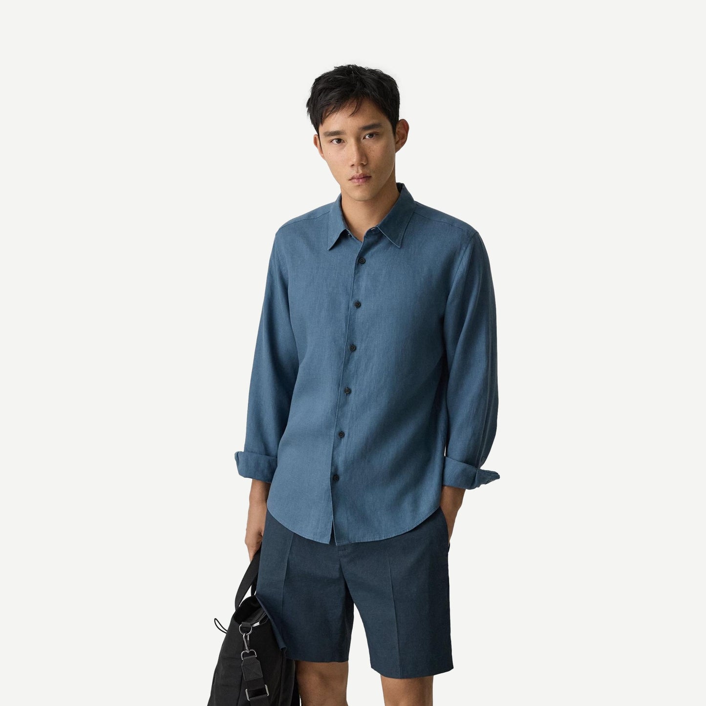 Irving OE Relaxed L/S Button Up - Bering - Galvanic.co