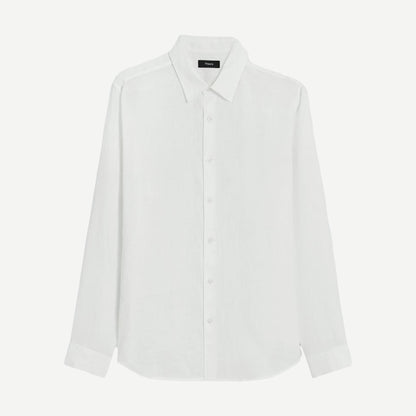 Irving OE Relaxed L/S Button Up - White - Galvanic.co