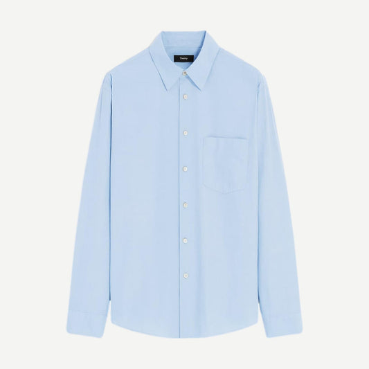 Sylvain Shirt Structure Knit - Rainstorm - Galvanic.co