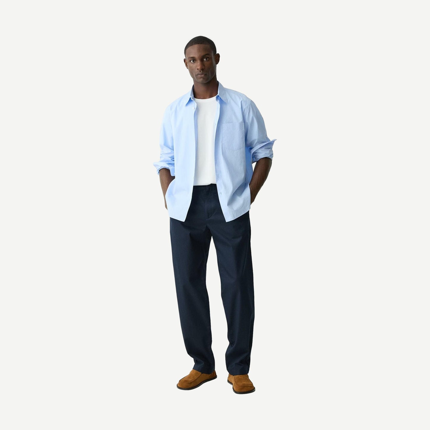Sylvain Shirt Structure Knit - Rainstorm - Galvanic.co