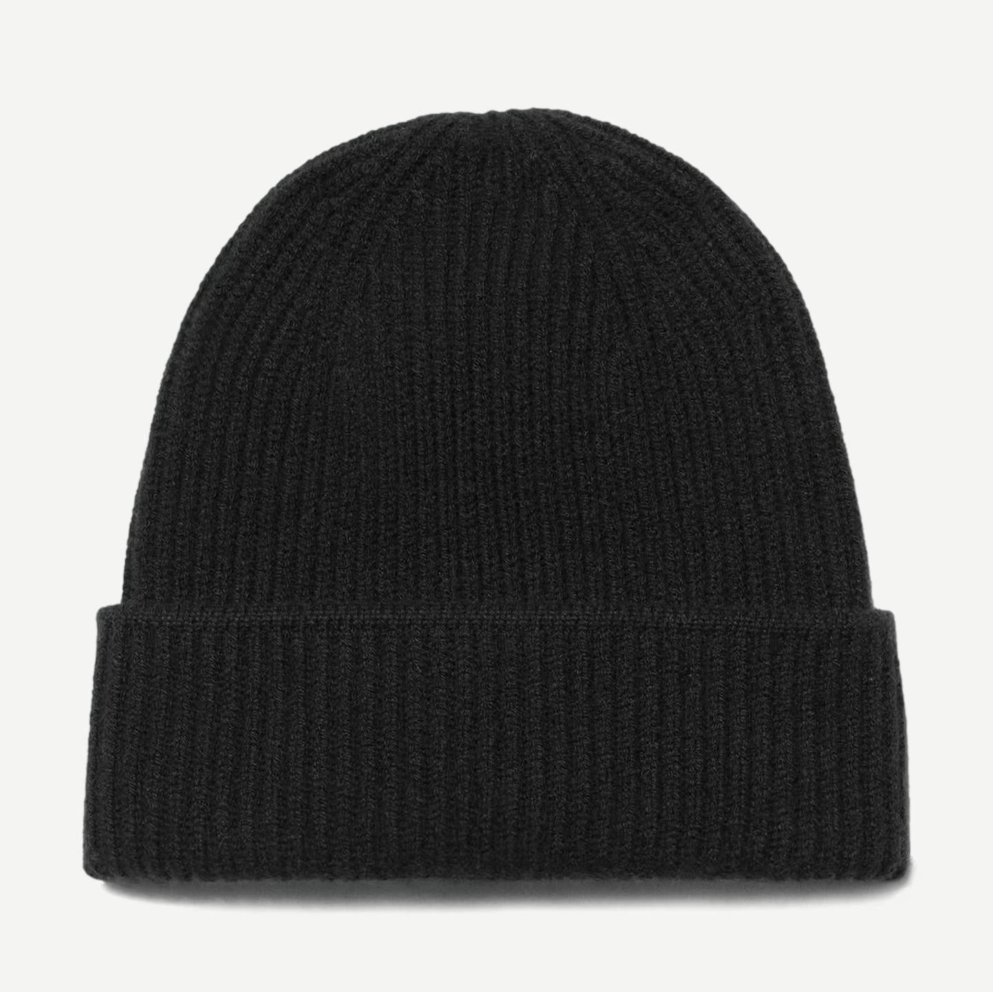 Cashmere Beanie - Black - Galvanic.co