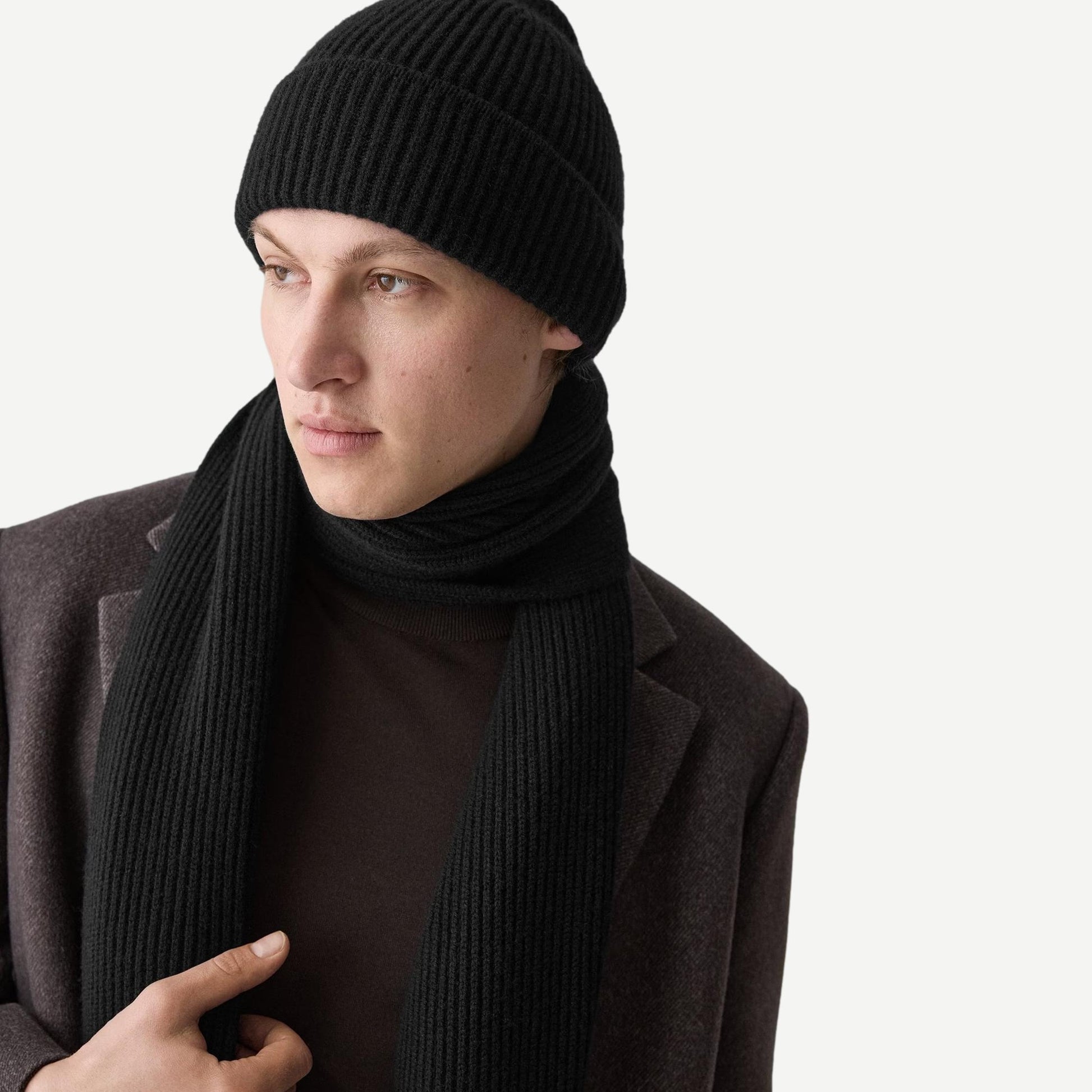 Cashmere Beanie - Black - Galvanic.co