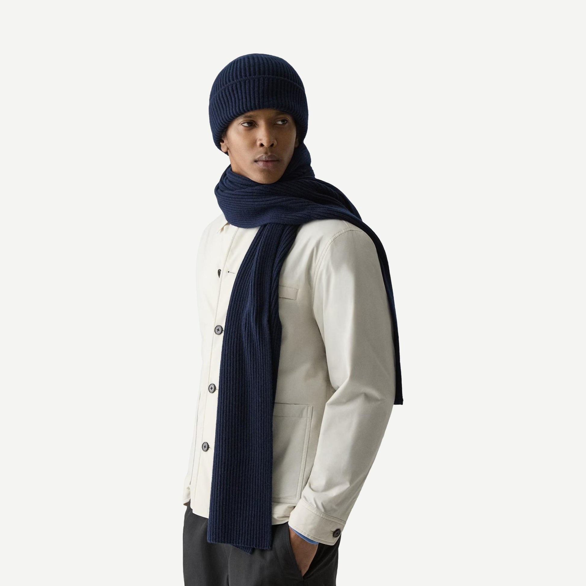Cashmere Beanie - Baltic - Galvanic.co