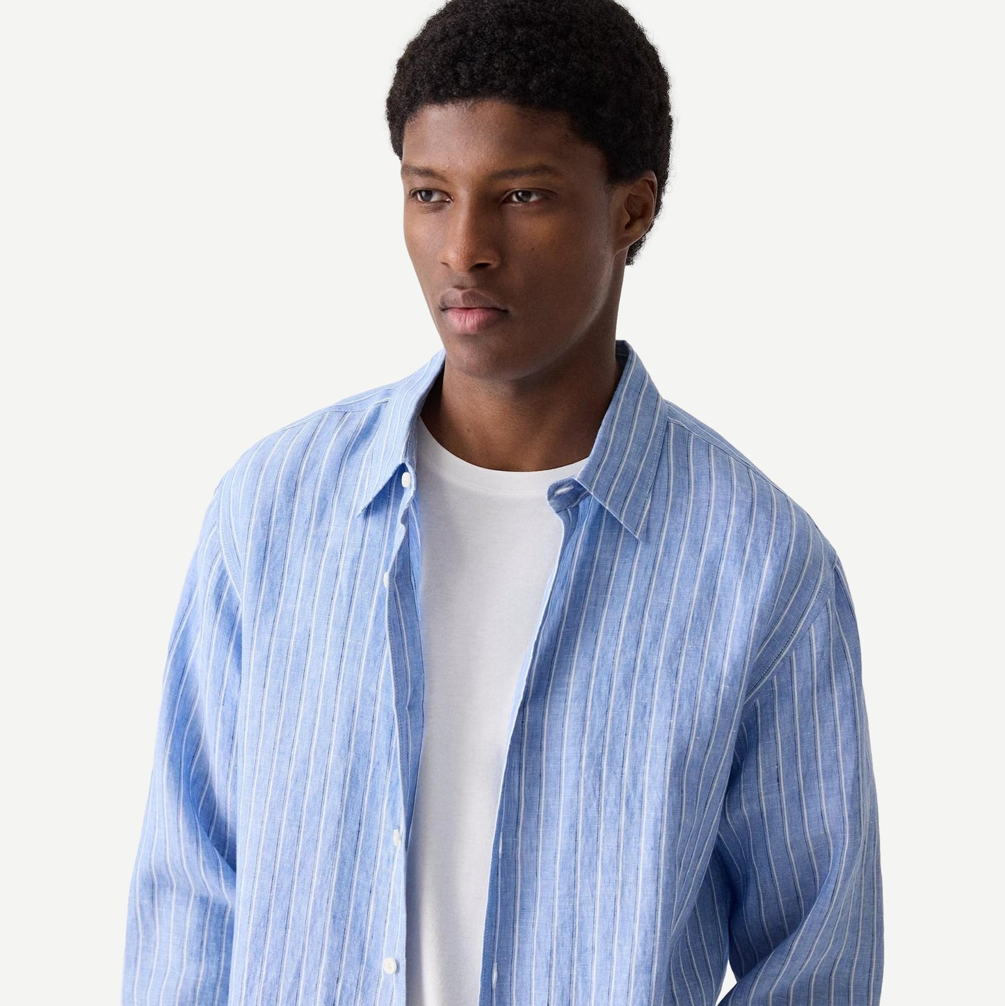 Irving Relaxed L/S Button Up - Crisp Blue Multi