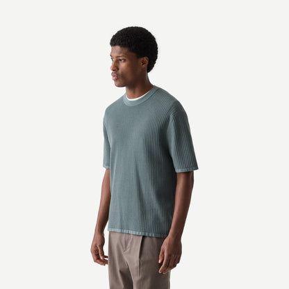 Mesh Tactile SS Tee - Light Pine Grove