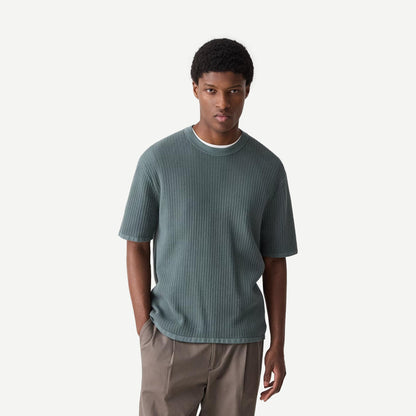 Mesh Tactile SS Tee - Light Pine Grove