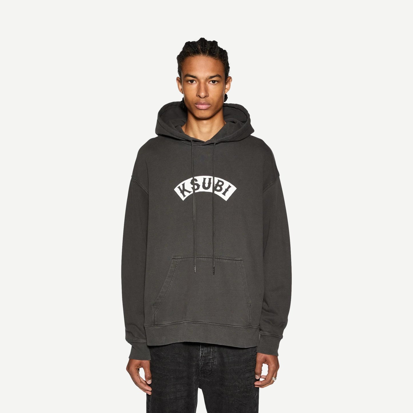 Baddies Biggie Hoodie - Faded Black - Galvanic.co