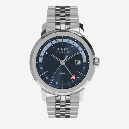 Marlin Quartz GMT 40mm SS - Galvanic.co