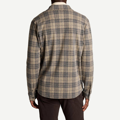 Tartan Plaid L/S Button Down - Dark Heath.Oatmeal