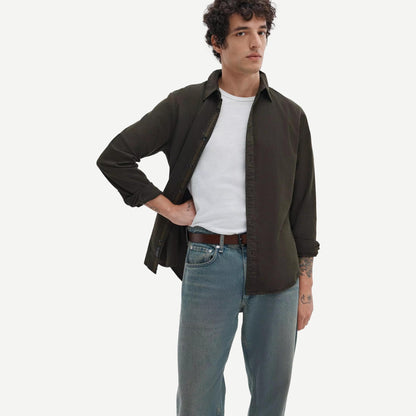 Tomlin Dobby Shirt - Dark Green