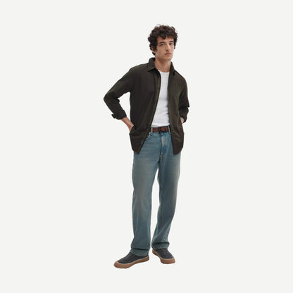 Tomlin Dobby Shirt - Dark Green
