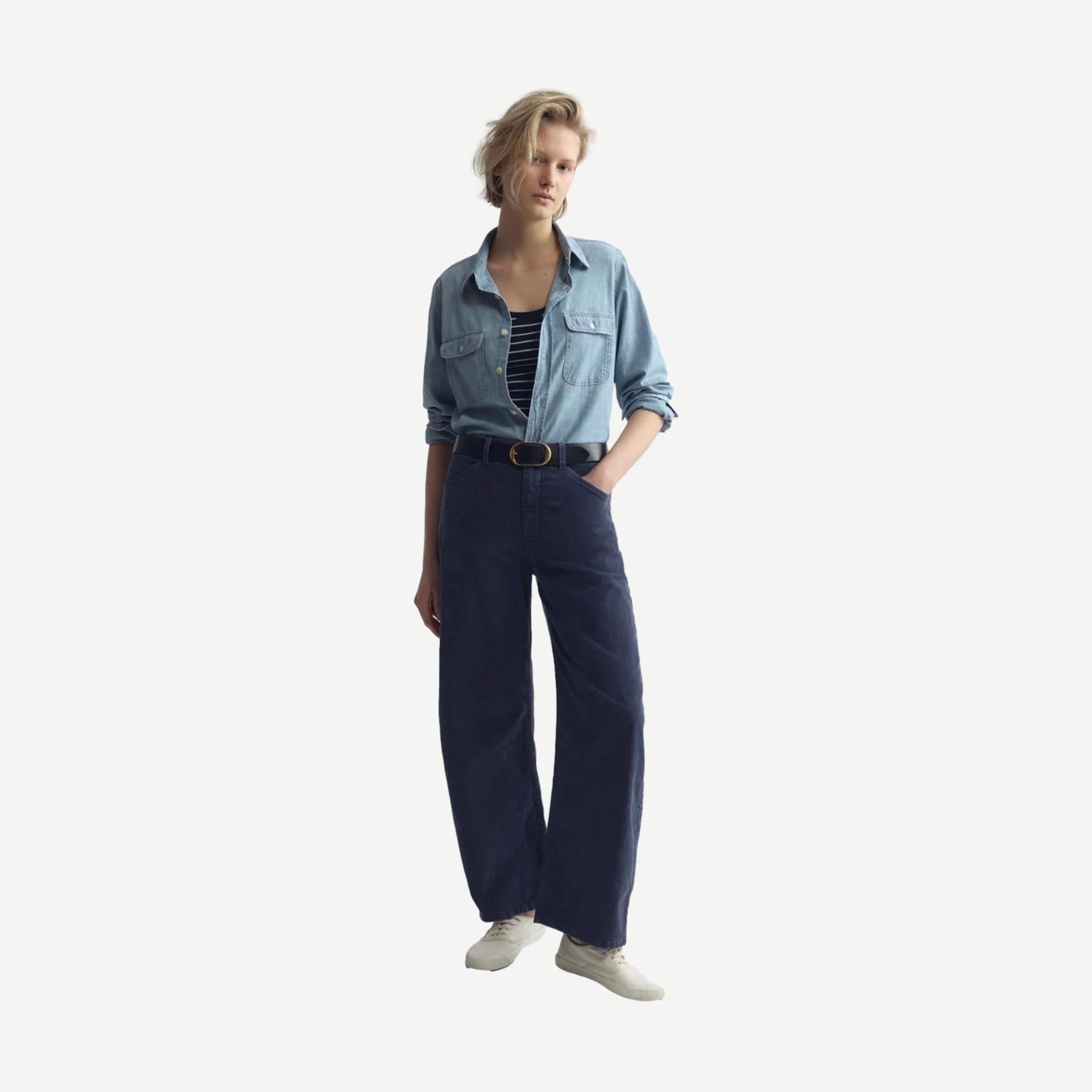 Tribeca Pant - Vintage Washed Admiral - Galvanic.co