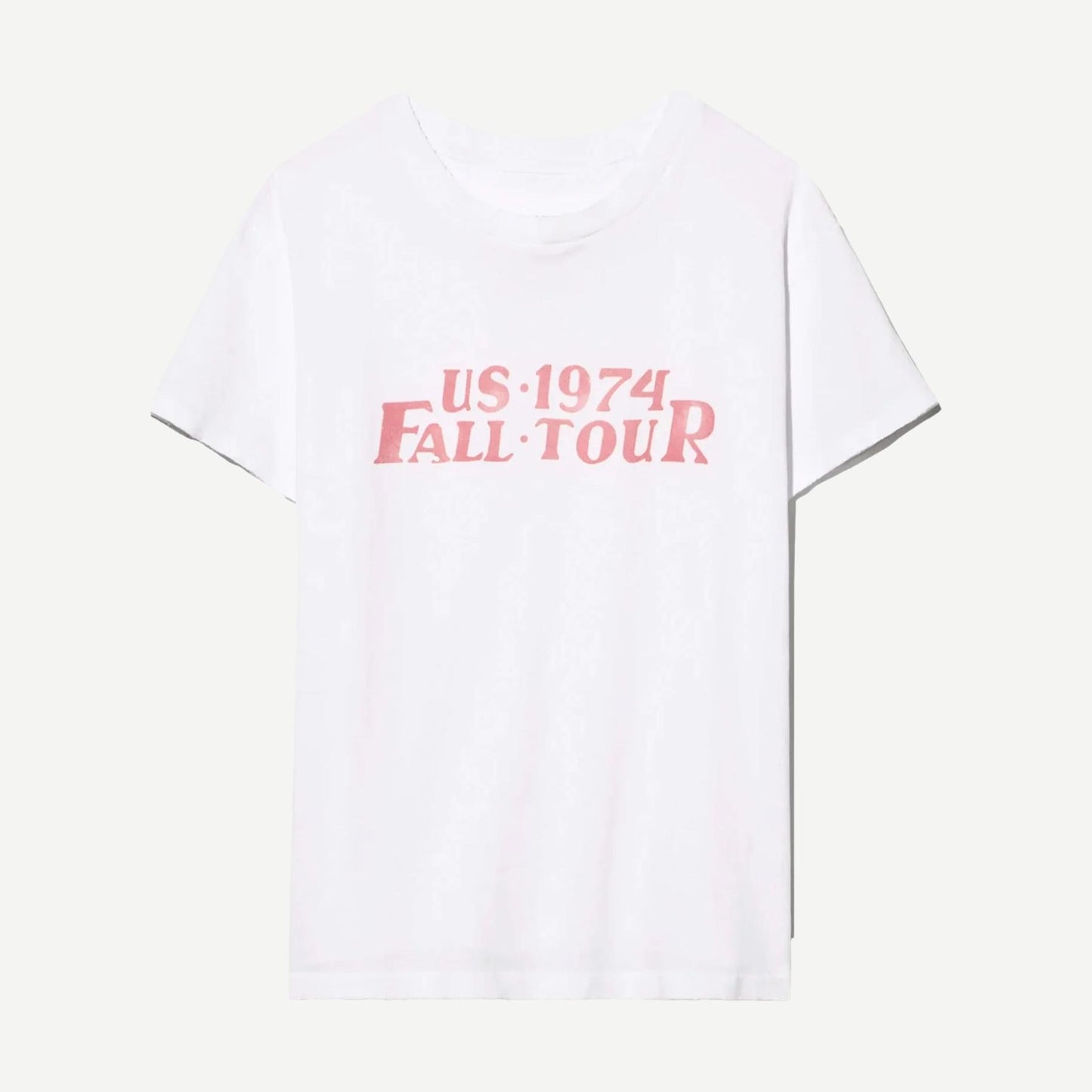 US 1974 Printed Brady Tee - White/Red Print