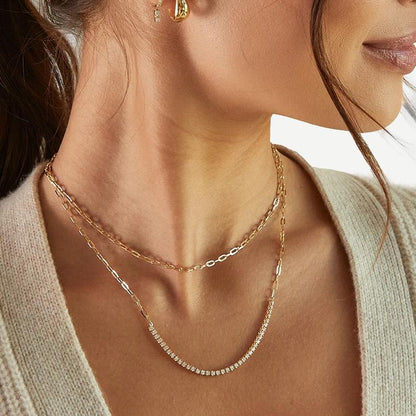 14KY Mini Link Necklace - Galvanic.co