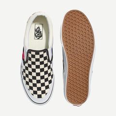 Classic Slip-On 138 Sidestripe - Black Checker - Galvanic.co