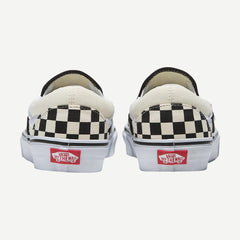 Classic Slip-On 138 Sidestripe - Black Checker - Galvanic.co