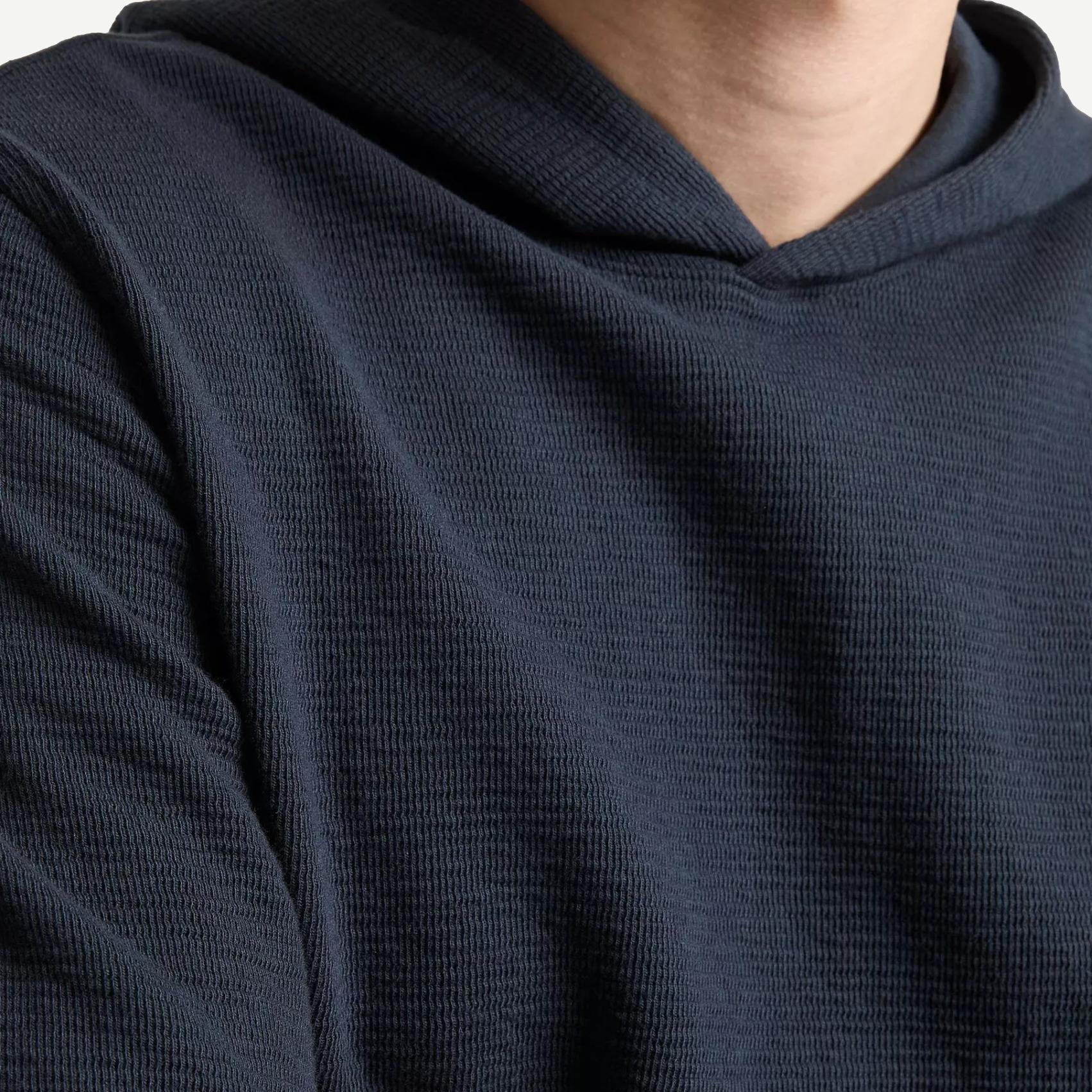 Double Face Cotton Blend Hoodie - Coastal - Galvanic.co