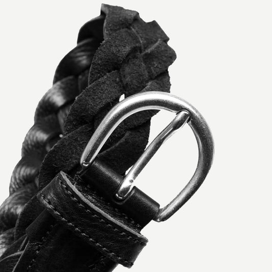 Victor Braided Belt - Black