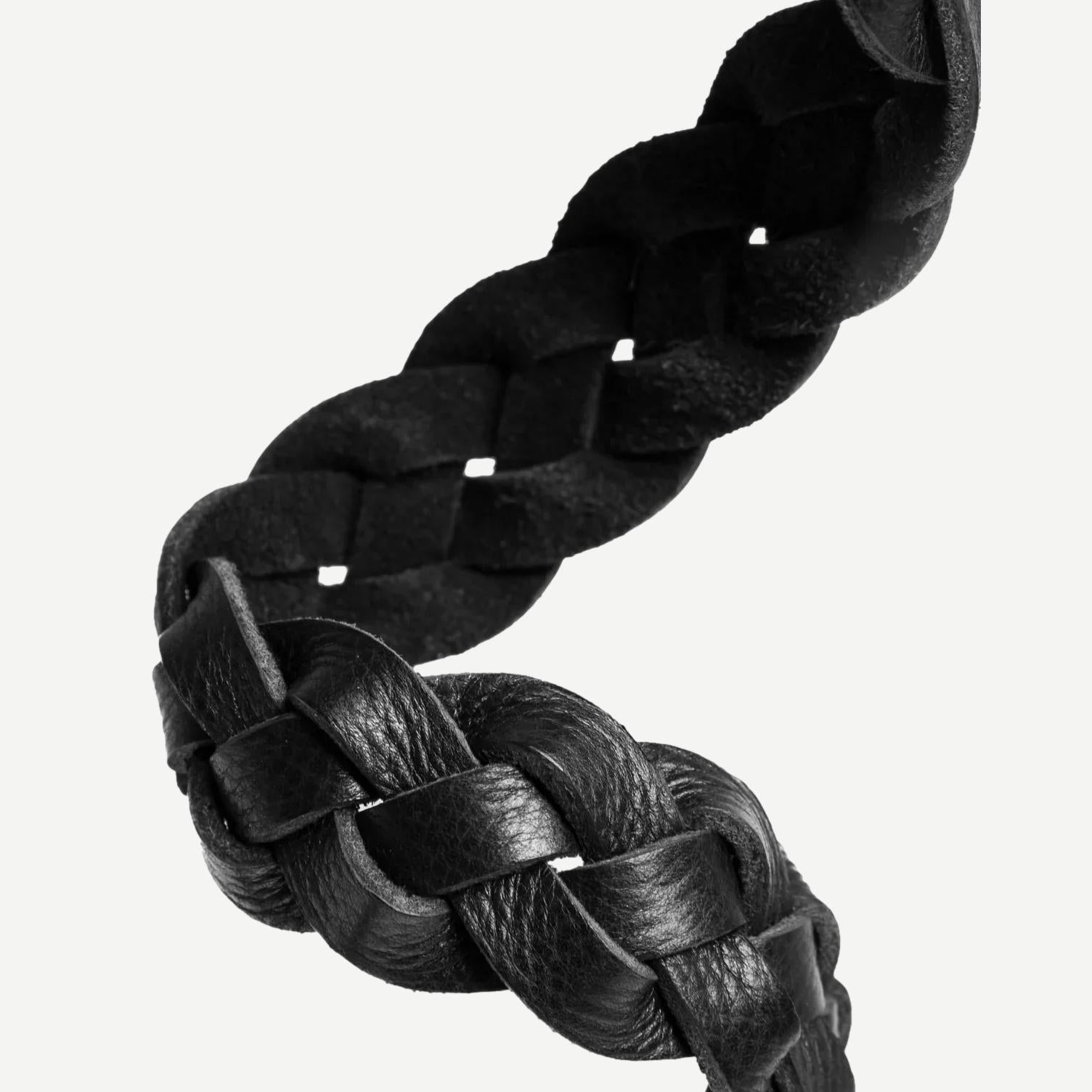 Victor Braided Belt - Black - Galvanic.co