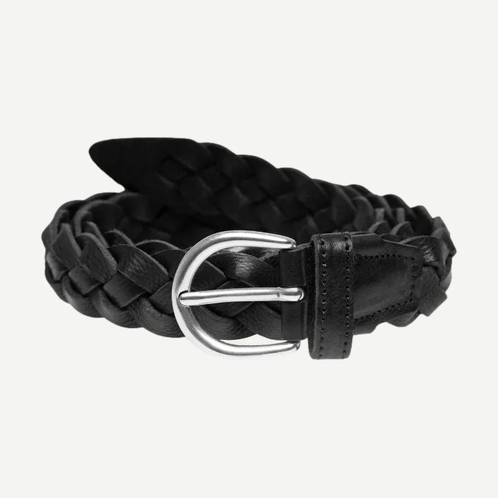 Victor Braided Belt - Black - Galvanic.co