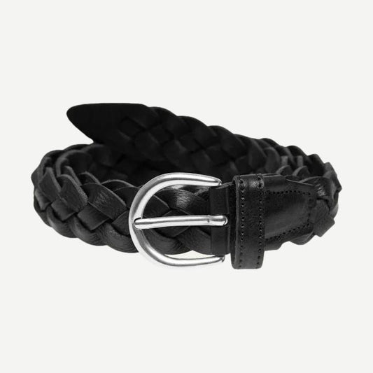 Victor Braided Belt - Black