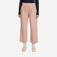 Penny Pleat Front Pant - Mauve - Galvanic.co