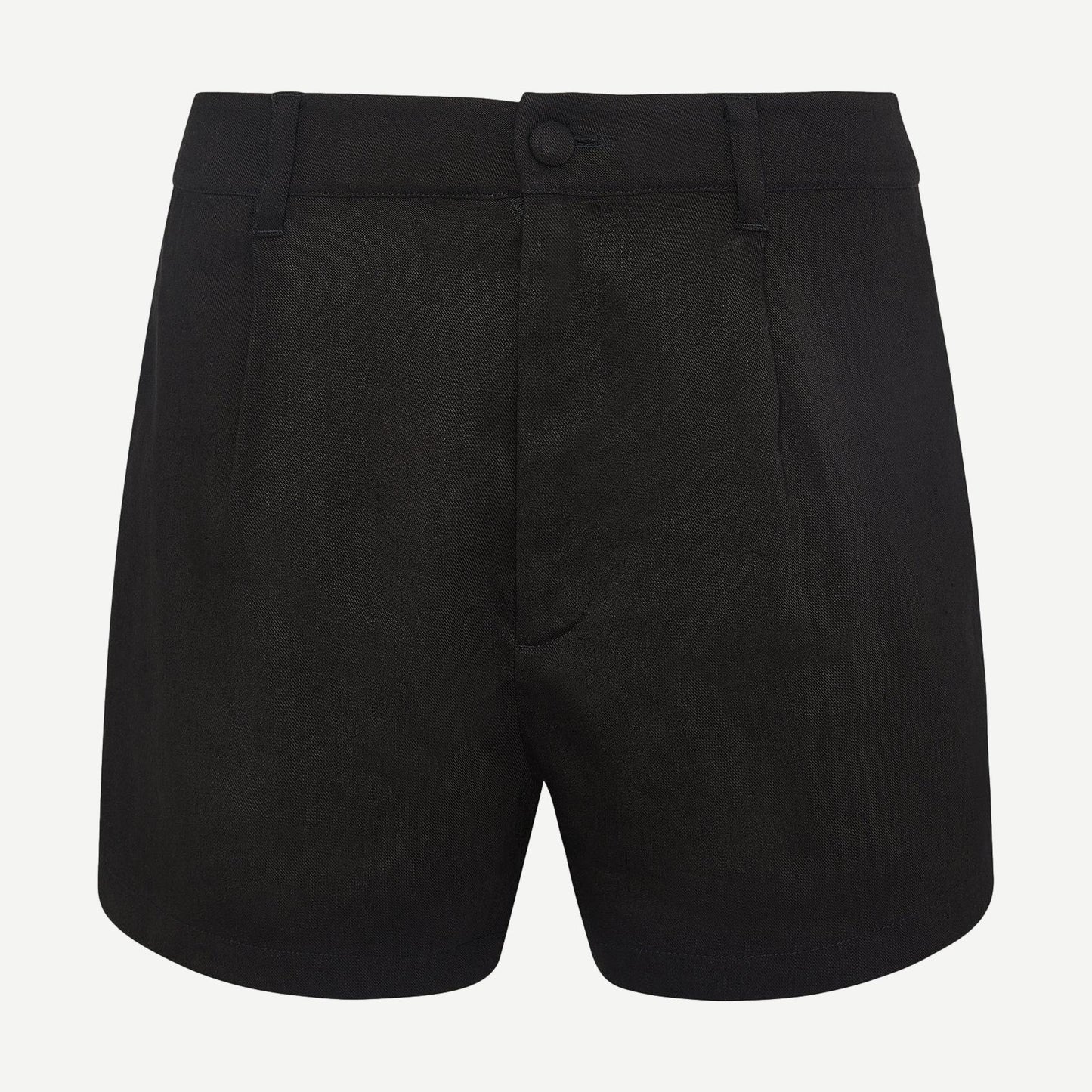 Stretch Linen Short - Black - Galvanic.co