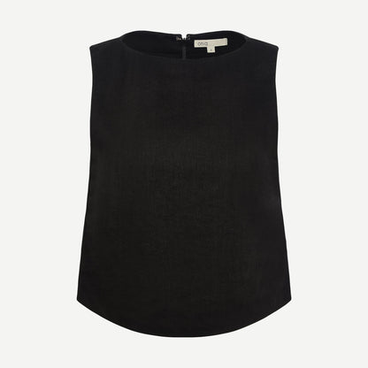 Boatneck Shell Top - Black - Galvanic.co