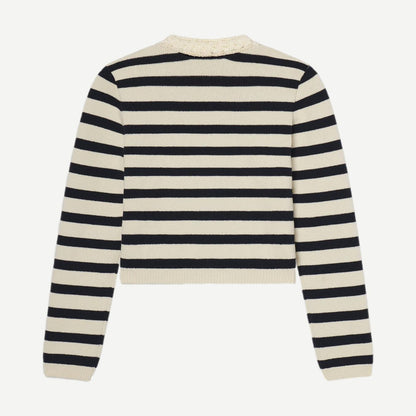 The Harbor Cardigan - Navy Multi - Galvanic.co