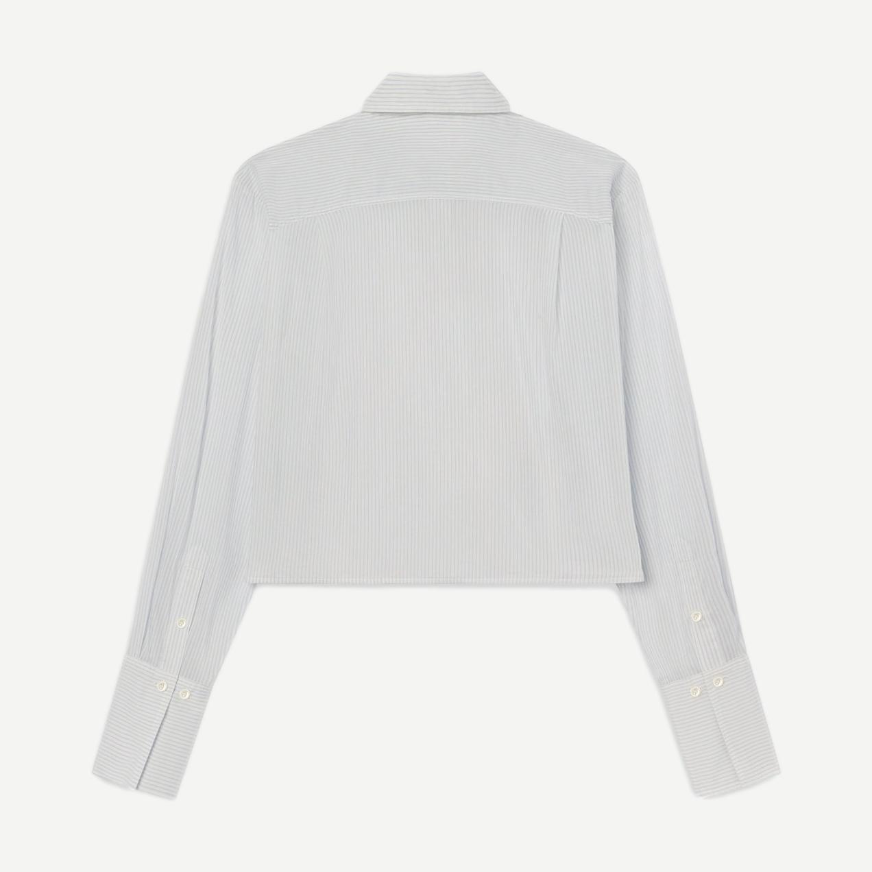 The Curved Hem Shirt - Light Chambray - Galvanic.co