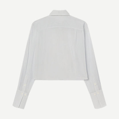 The Curved Hem Shirt - Light Chambray - Galvanic.co