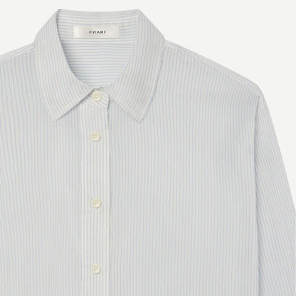 The Curved Hem Shirt - Light Chambray - Galvanic.co
