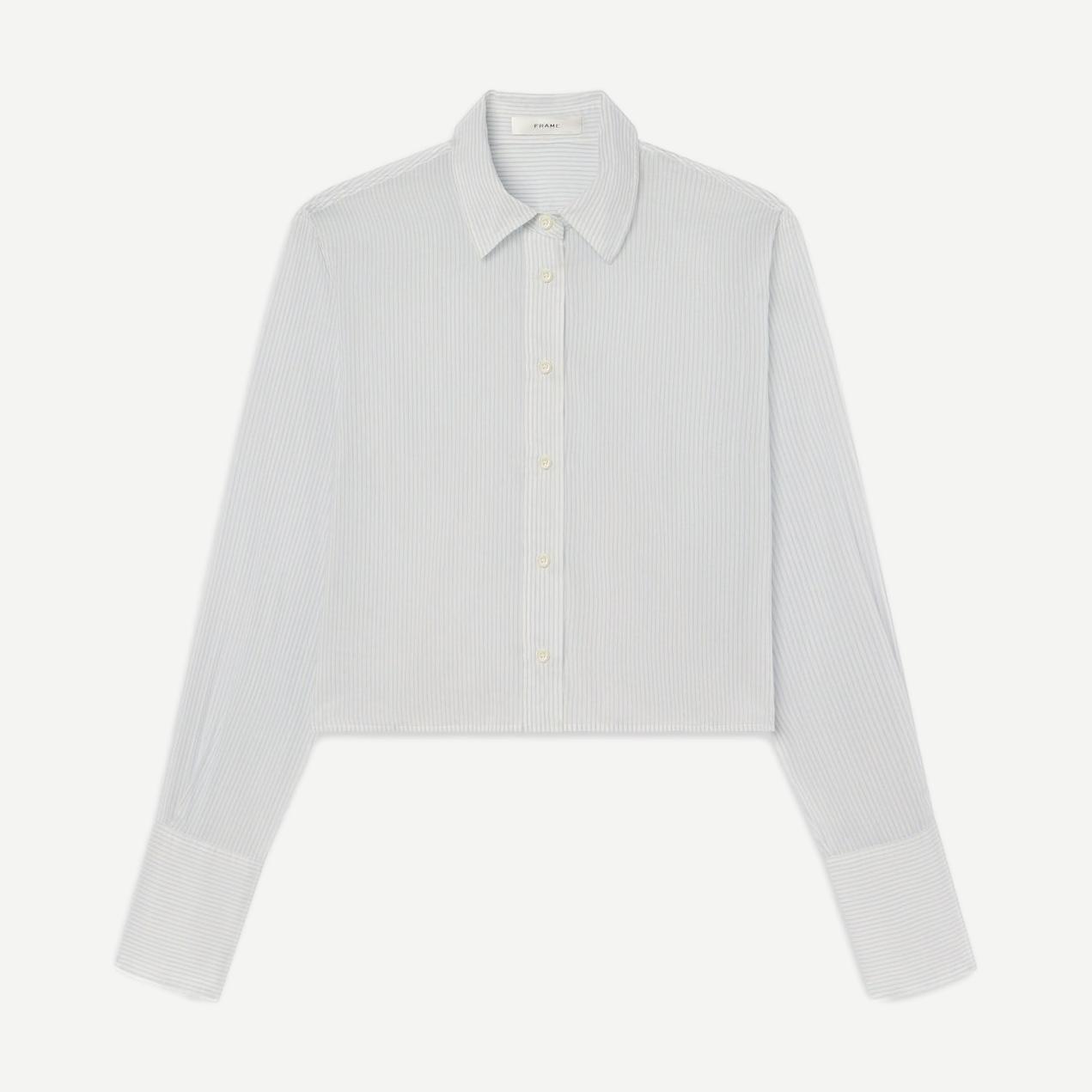 The Curved Hem Shirt - Light Chambray - Galvanic.co