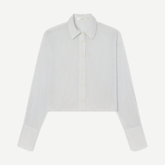 The Curved Hem Shirt - Light Chambray - Galvanic.co