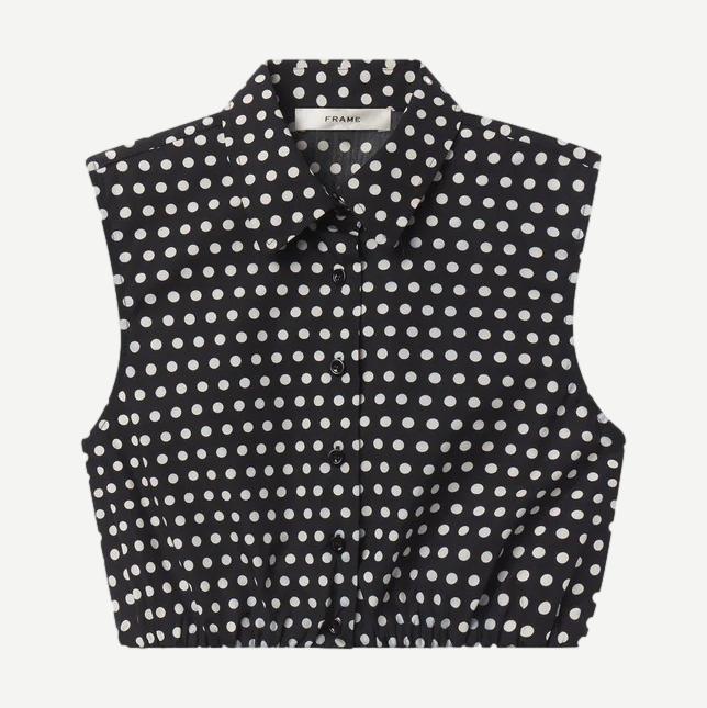 The Polka Dot Top - Black Multi - Galvanic.co
