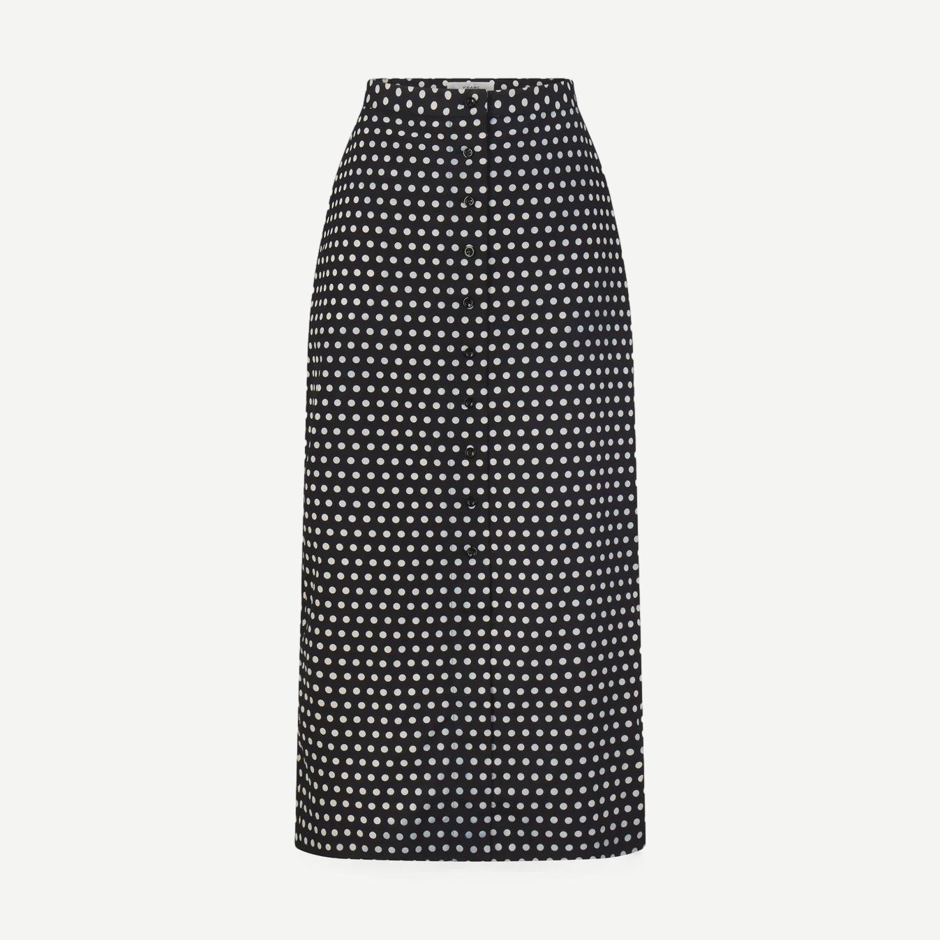 The Polka Dot Skirt - Black Multi - Galvanic.co