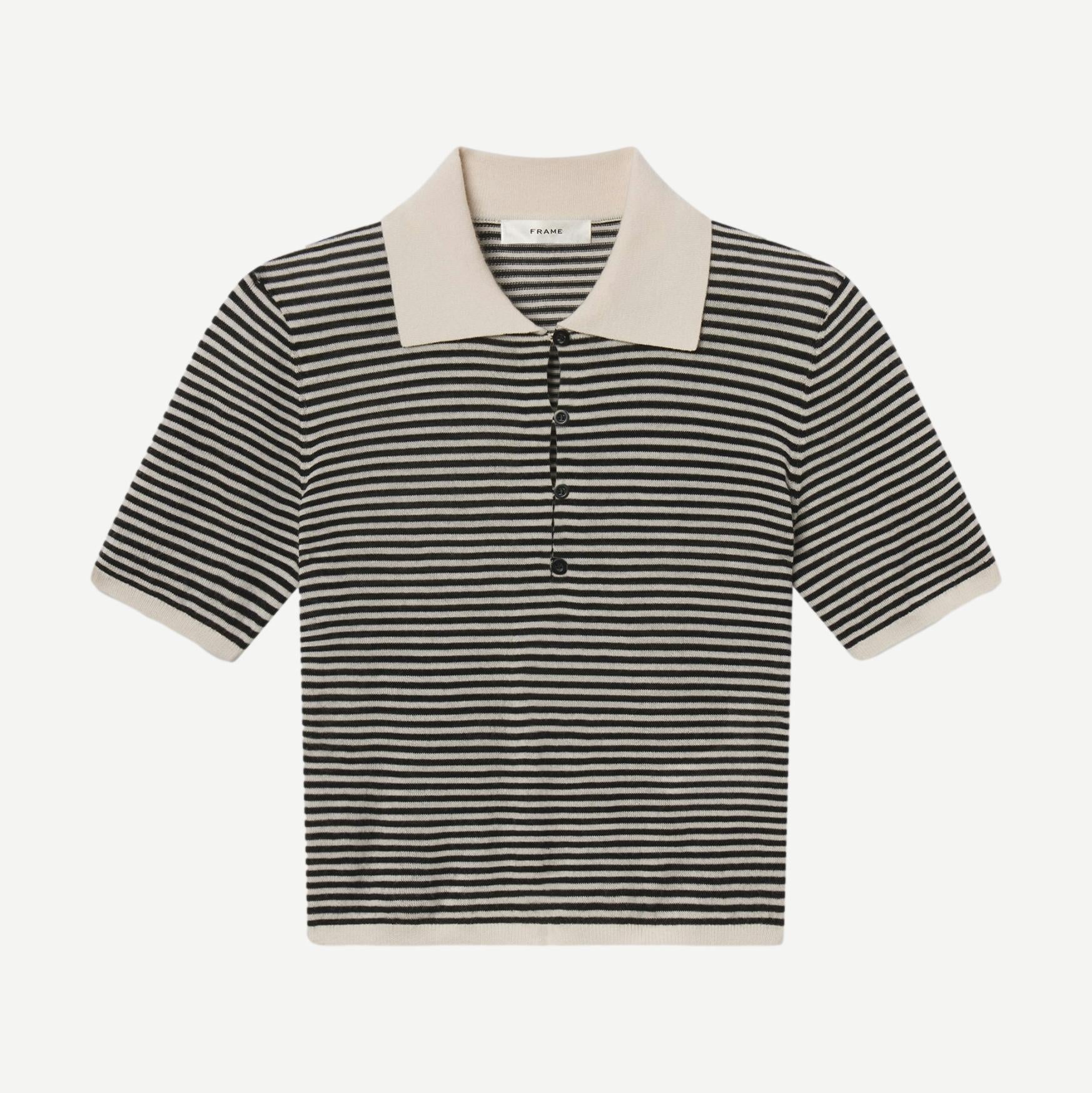 The Smart Polo - Cream Multi - Galvanic.co